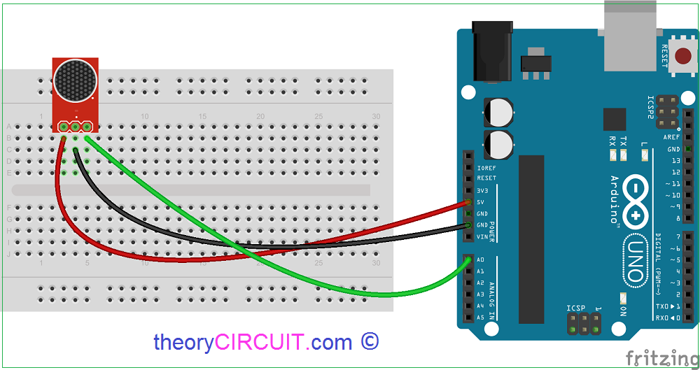 arduino hookup sound detector