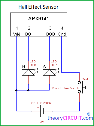 magnet-pole-detector-circuit